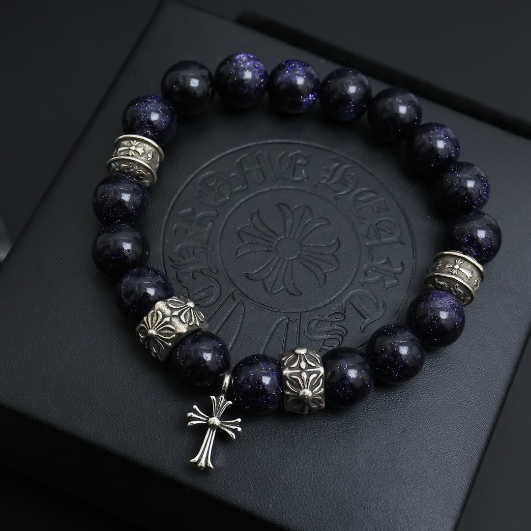 Chrome Hearts Turquoise Bead Bracelet